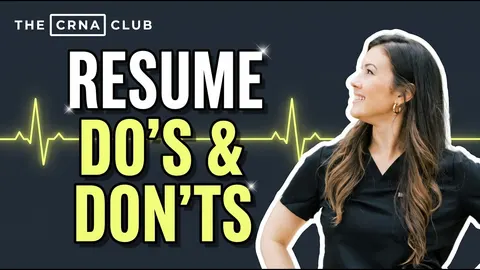 CRNA Resume Blueprint: Format and Section Order